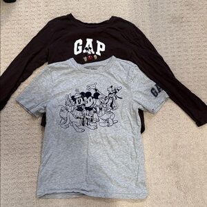 GAP Kids Disney Long & Short-Sleeve Tees-2 pcs Size L